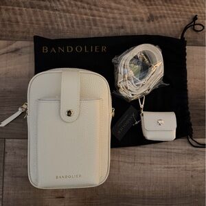 Bandolier Cream Crossbody Phone Case